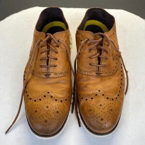 Cole Haan Zerogrand Men’s Size 10.5 M Brown Leather Wingtip Oxford Shoes C14493